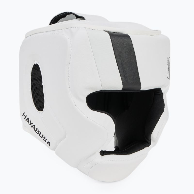 Cască de box Hayabusa T3 Headgear white/black