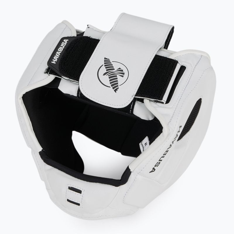 Cască de box Hayabusa T3 Headgear white/black 7