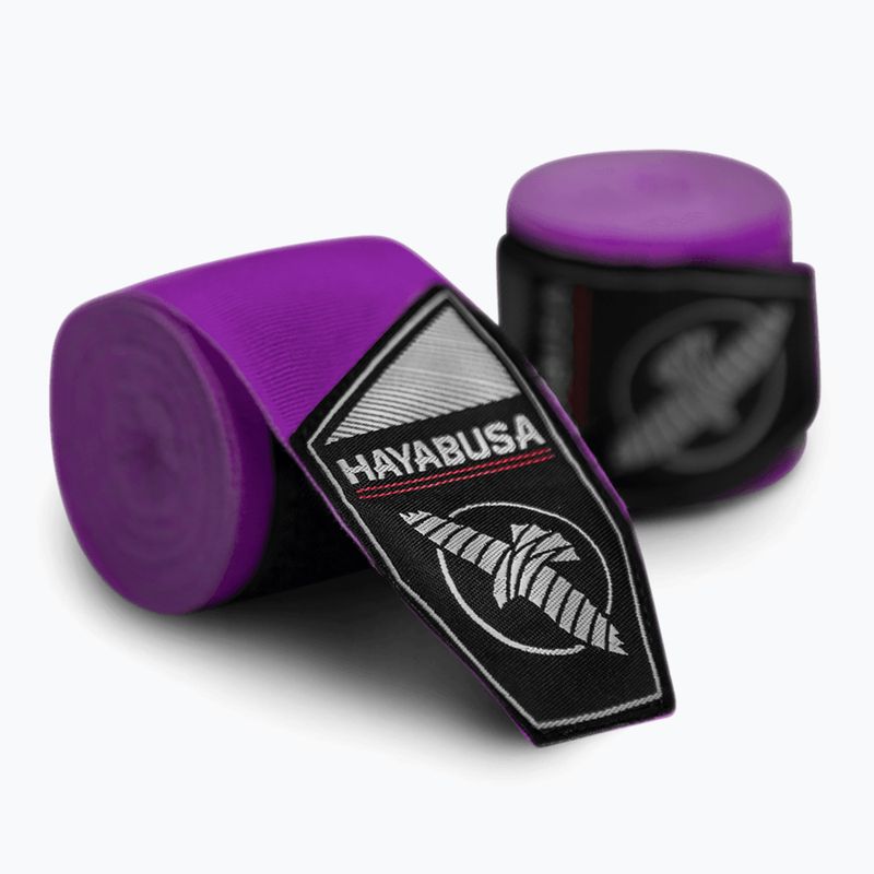 Bandaje de box Hayabusa Perfect Stretch Handwraps 450 cm purple