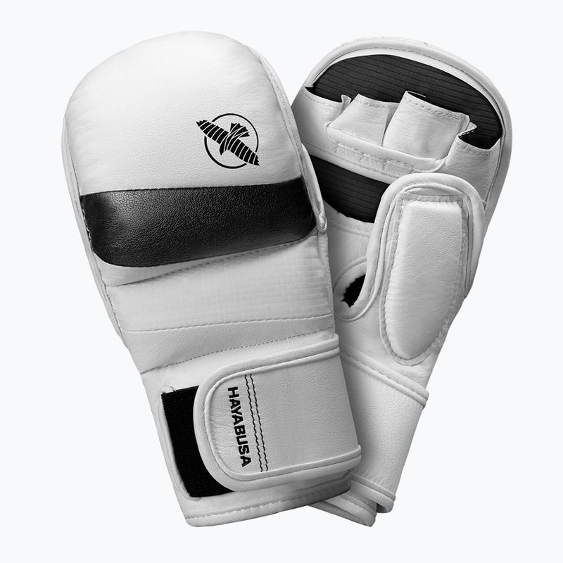 Mănuși de grappling Hayabusa T3 Hybrid white/black