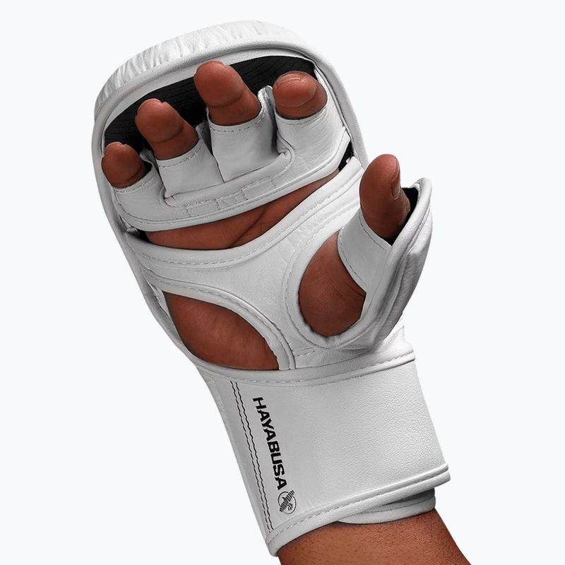 Mănuși de grappling Hayabusa T3 Hybrid white/black 6