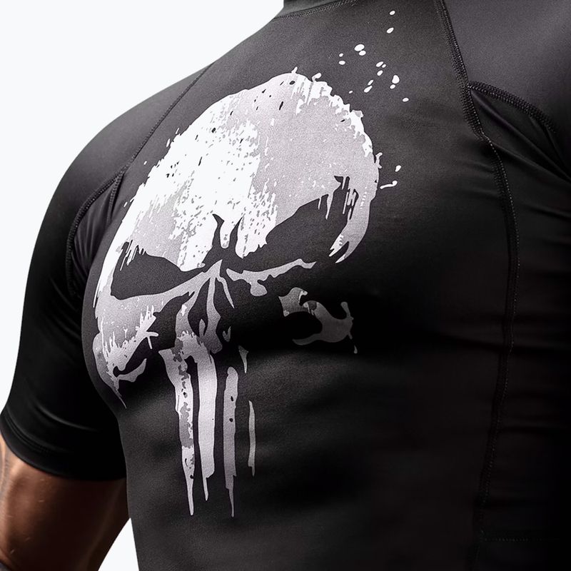 Rashguard pentru bărbați  Hayabusa Marvel The Punisher Rashguard Shortsleeve black 4