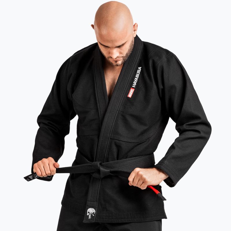 GI pentru jiu-jitsu brazilian Hayabusa Marvel The Punisher black 5