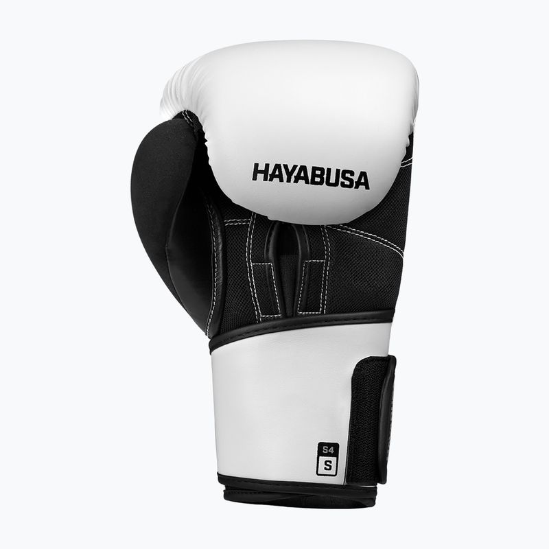 Mănuși de box Hayabusa S4 S4BG alb-negru și alb S4BG 9