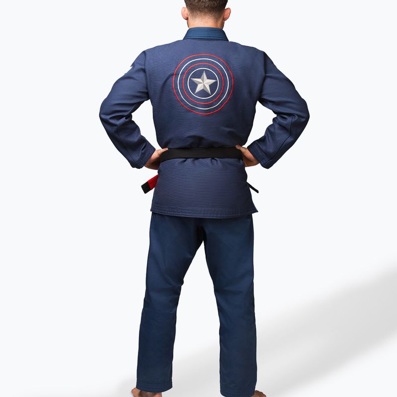 GI de jiu-jitsu brazilian Hayabusa Marvel's Captain America blue 2