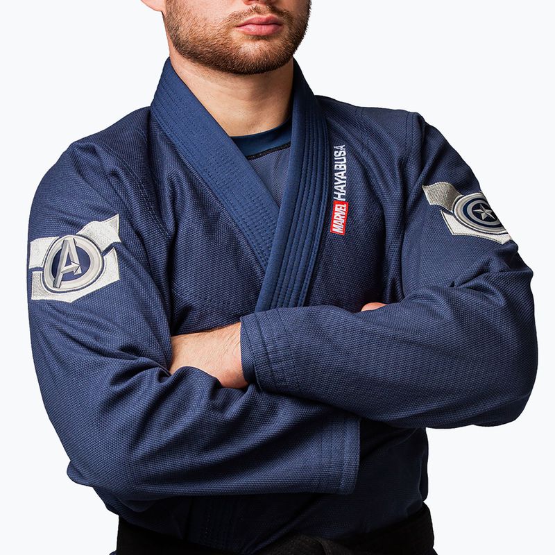 GI de jiu-jitsu brazilian Hayabusa Marvel's Captain America blue 4