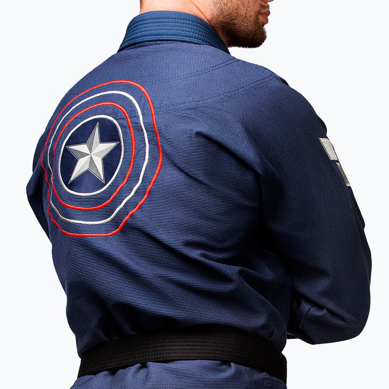 GI de jiu-jitsu brazilian Hayabusa Marvel's Captain America blue 5