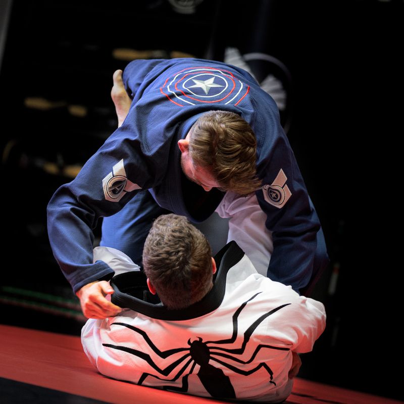 GI de jiu-jitsu brazilian Hayabusa Marvel's Captain America blue 9