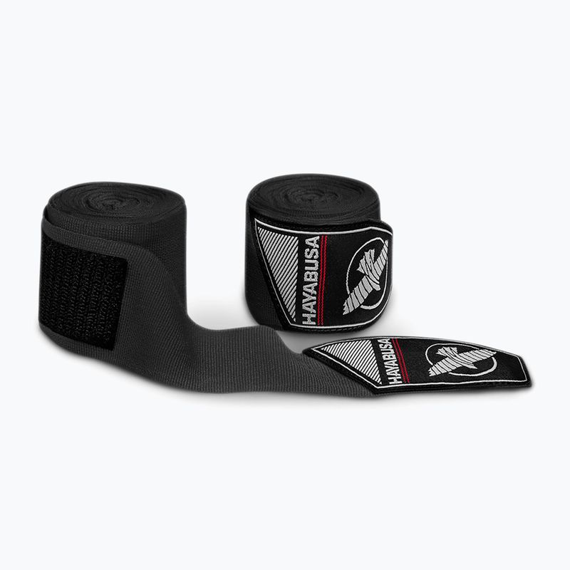 Bandaje de box Hayabusa Perfect Stretch Youth Hand Wraps 450 cm black 2