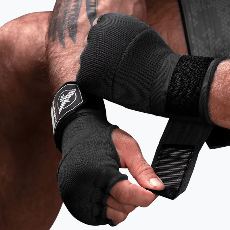 Mănuși interne Hayabusa Quick Gel Hand Wraps black 6