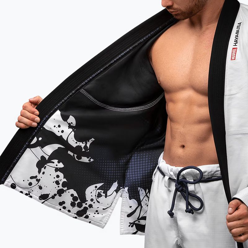 GI la brazilian jiu-jitsu Hayabusa Marvel Venom white 4