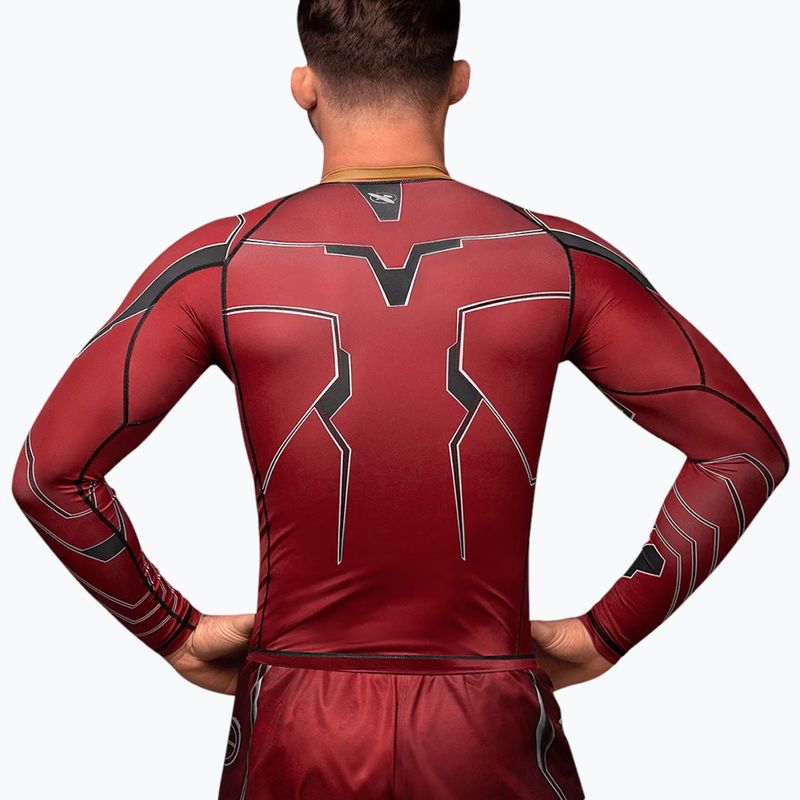 Rashguard longsleeve pentru bărbați Hayabusa Marvel's Iron Man red 2