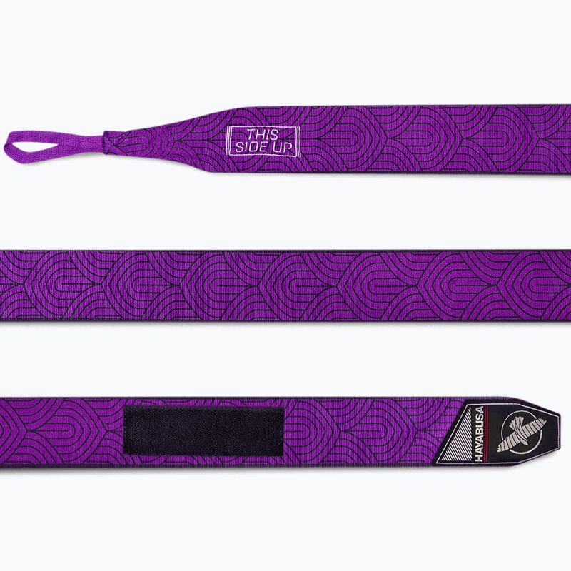 Bandaje de box Hayabusa Perfect Stretch Printed 450 cm purple lotus 3