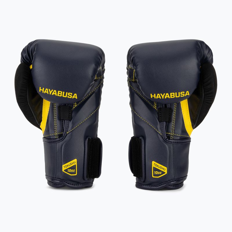 Mănuși de box  Hayabusa T3 navy/yellow 3