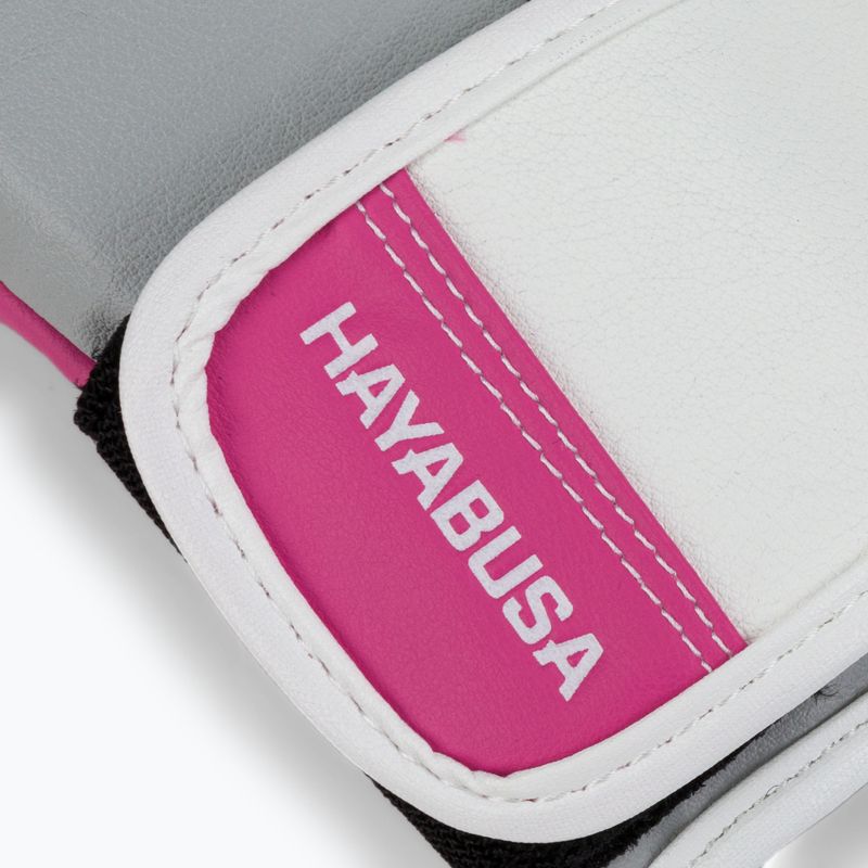 Hayabusa T3 mănuși de box alb și roz T314G 6