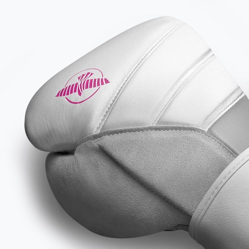 Hayabusa T3 mănuși de box alb și roz T314G 11
