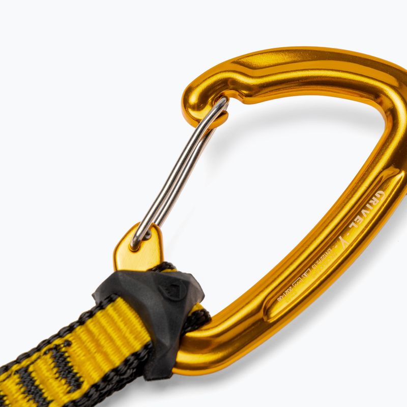 Echipament de cățărare Grivel Gamma 11 cm galben RSQARGA.11 4