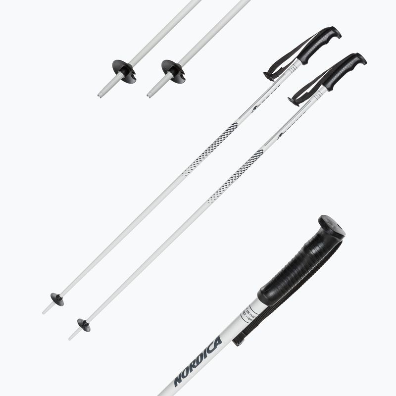 Bețe de schi Nordica Primo Uni white 5
