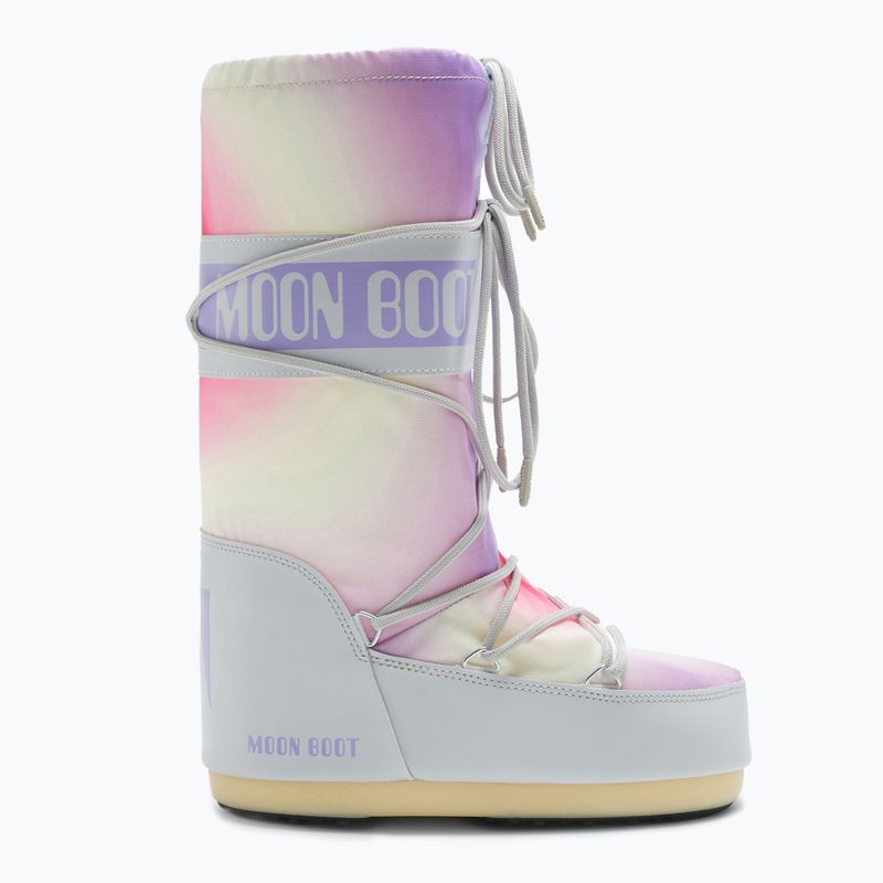 Ghete pentru femei Moon Boot Icon Tie Dye glacier grey 12