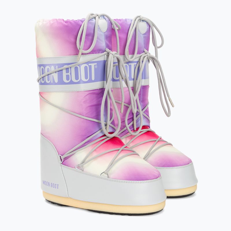 Ghete pentru femei Moon Boot Icon Tie Dye glacier grey 4