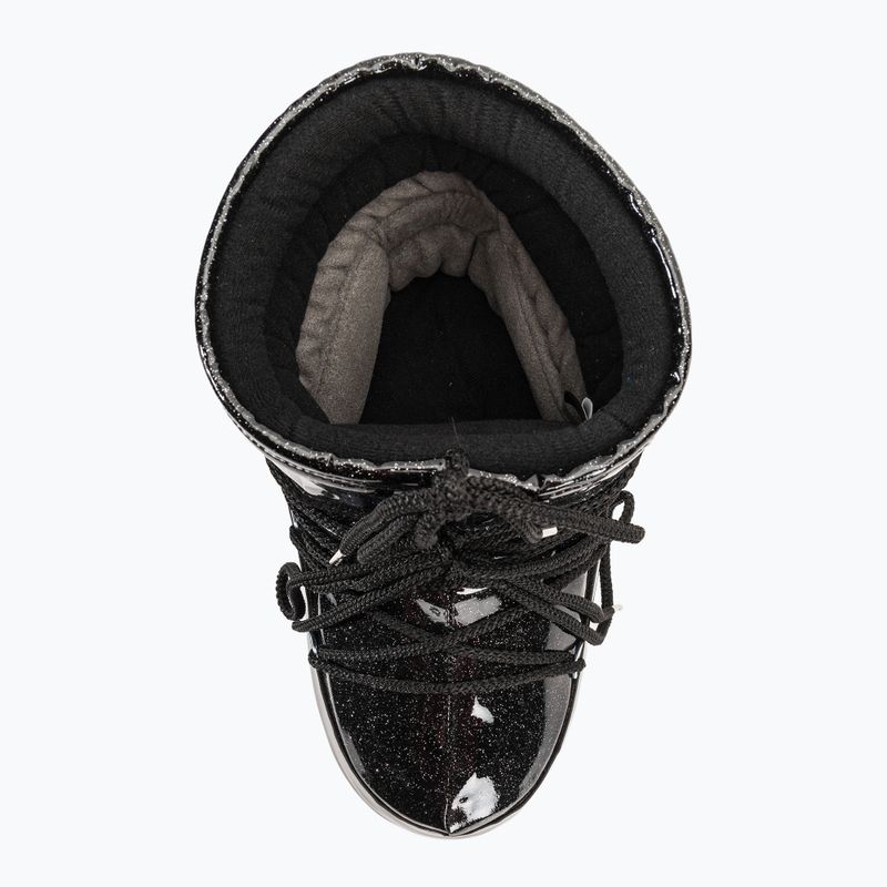 Ghete pentru femei Moon Boot Icon Low Glitter black 6