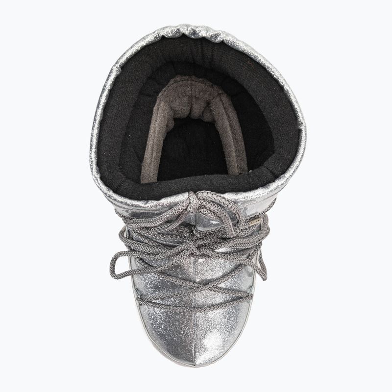 Ghete pentru femei Moon Boot Icon Low Glitter silver 6