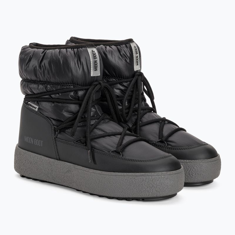 Ghete pentru bărbați Moon Boot Mtrack Low Nylon WP black 4