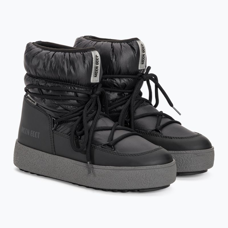 Ghete pentru femei Moon Boot Ltrack Low Nylon WP black 4