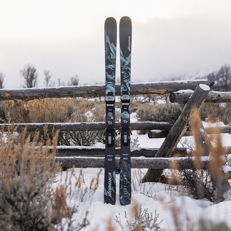 Schiuri de coborâre Nordica Enforcer 89 FLAT black/blue/lime 8