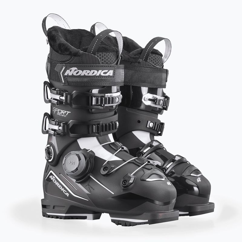 Încălțăminte de schi pentru femei Nordica Sportmachine 3 95 W BOA GW black/purple irid./white 7