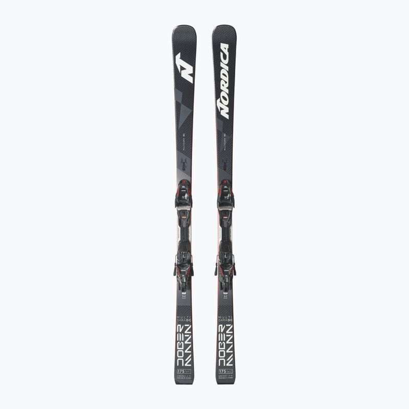 Schiuri alpine Nordica Doberman Multigara DC + legături Comp 13 FDT black/white