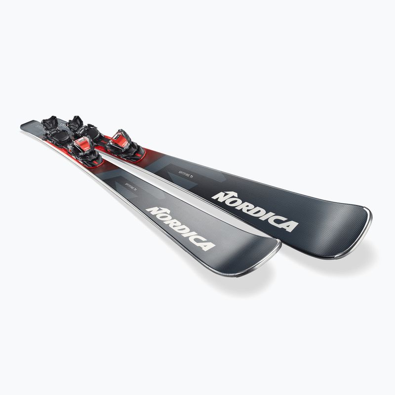 Schiuri alpine Nordica Spitfire TI + legături TP2LT11 FDT grey/blue/red/silver 4