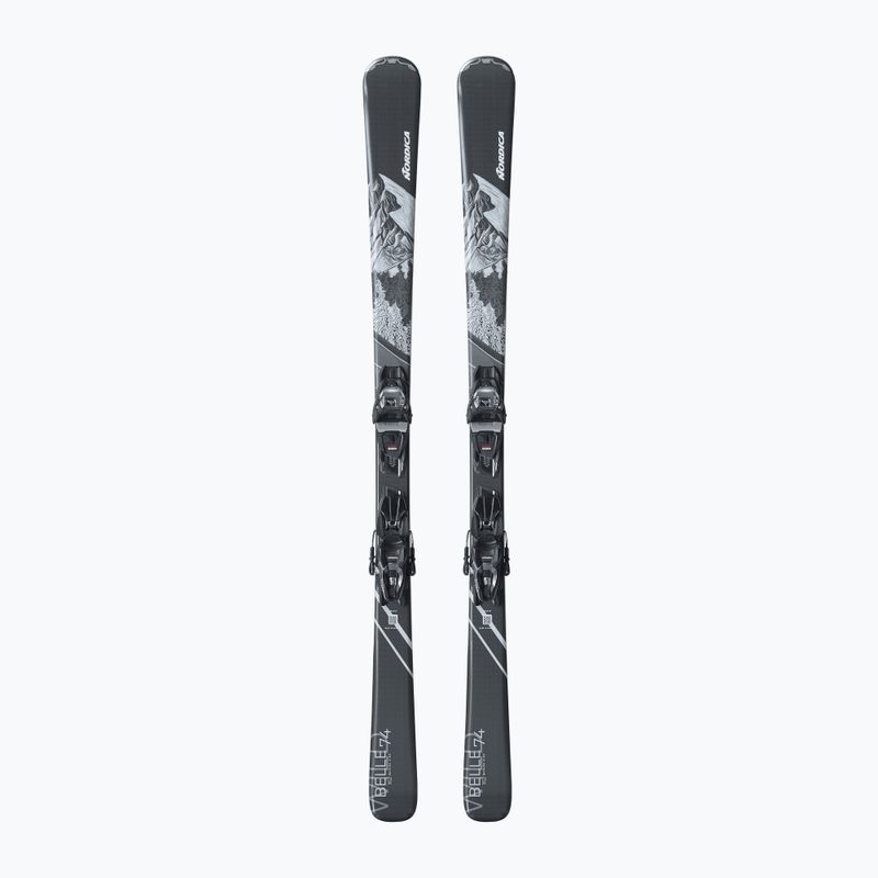 Schiuri de coborâre pentru femei Nordica Wild Belle 74 + legături TP2 COMP10 FDT black/blue