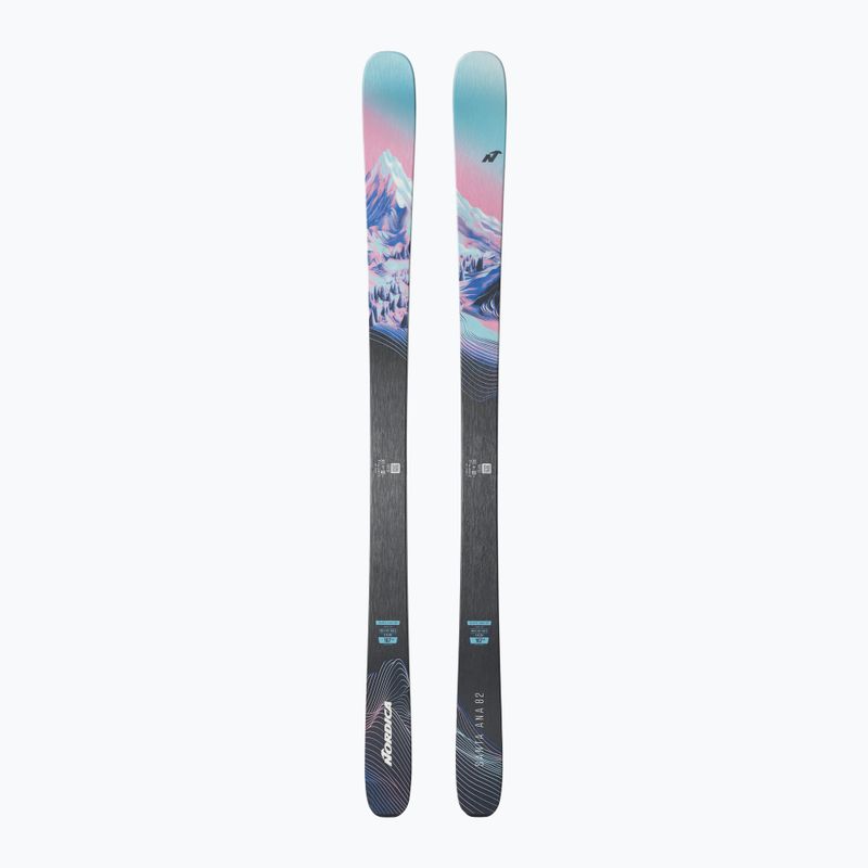 Schiuri de coborâre pentru femei Nordica Santa Anna 82 Flat light/blue/coral/midnigh