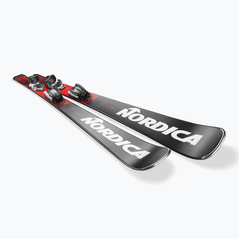 Schiuri pentru copii Nordica Doberman Combi Pro S + legături J7.0 FDT anthracite/red 4