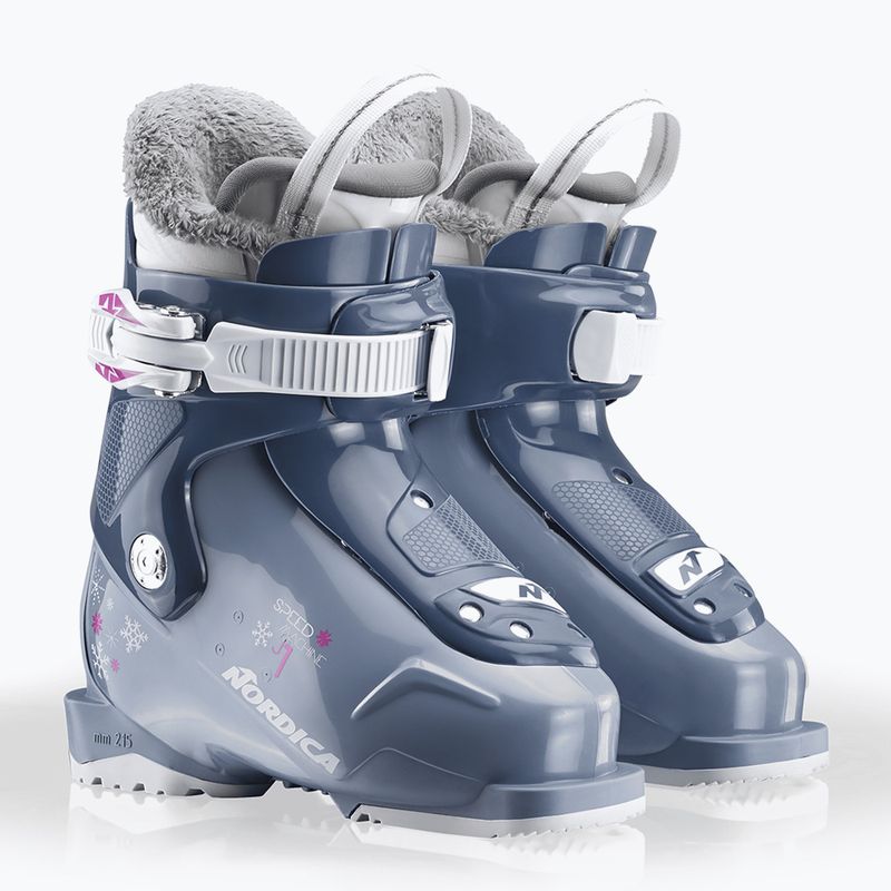 Încălțăminte de schi pentru copii Nordica Speedmachine J 1 blue/light blue/fucsia 7