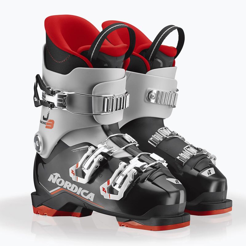 Încălțăminte de schi pentru copii Nordica Speedmachine J 3 black/grey/red 7