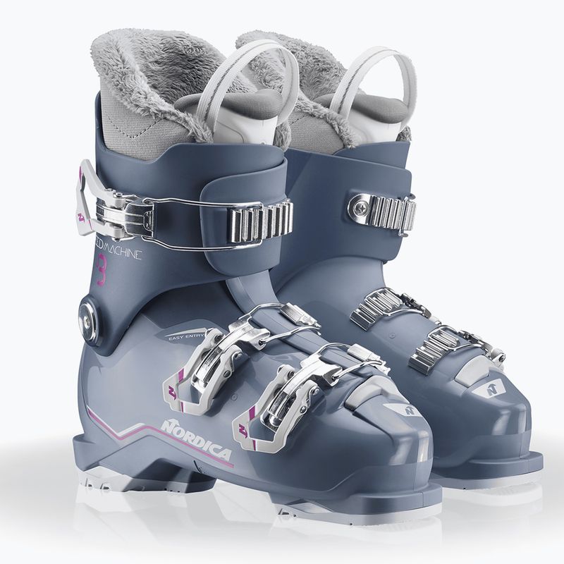 Încălțăminte de schi pentru copii Nordica Speedmachine J 3 blue/light blue/fucsia 7