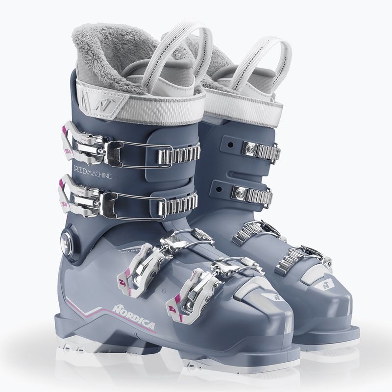 Încălțăminte de schi pentru copii Nordica Speedmachine J 4 blue/light blue/fucsia 7