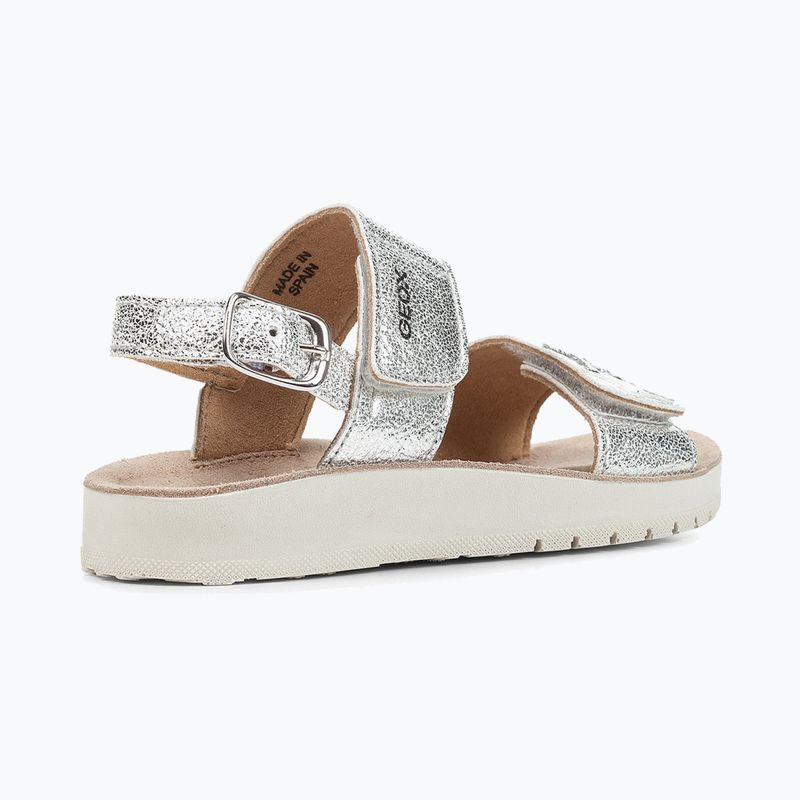 Sandale pentru juniori Geox Costarei silver 10