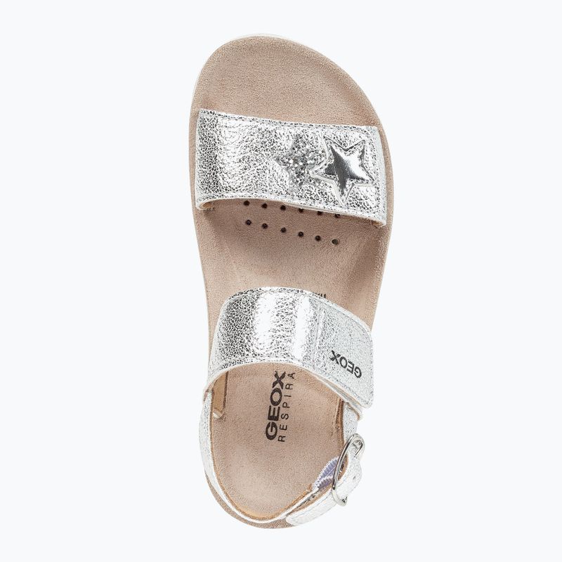 Sandale pentru juniori Geox Costarei silver 13