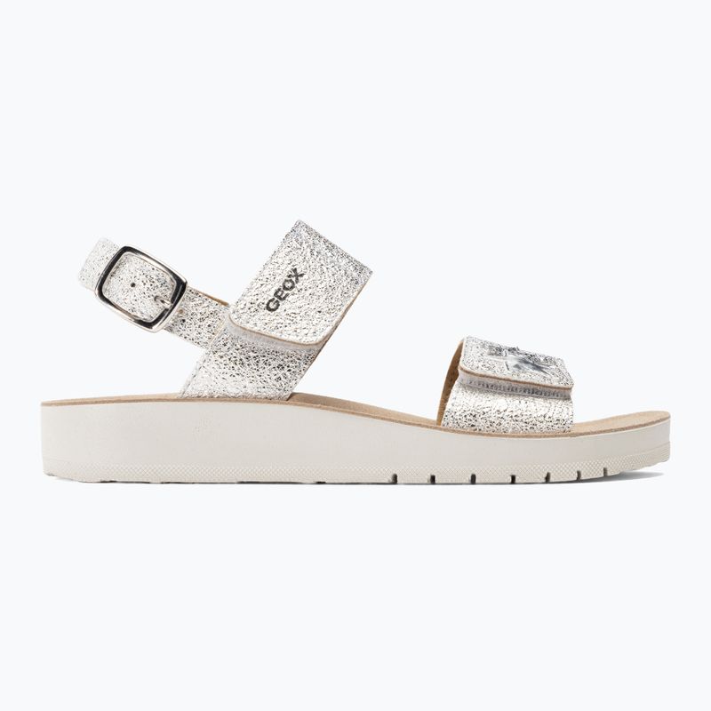 Sandale pentru juniori Geox Costarei silver 2