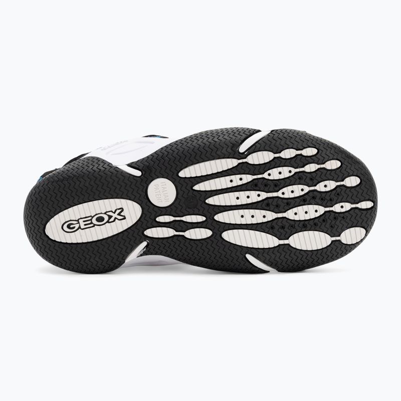 Sandale pentru copii Geox Wader navy/fluo orange 4