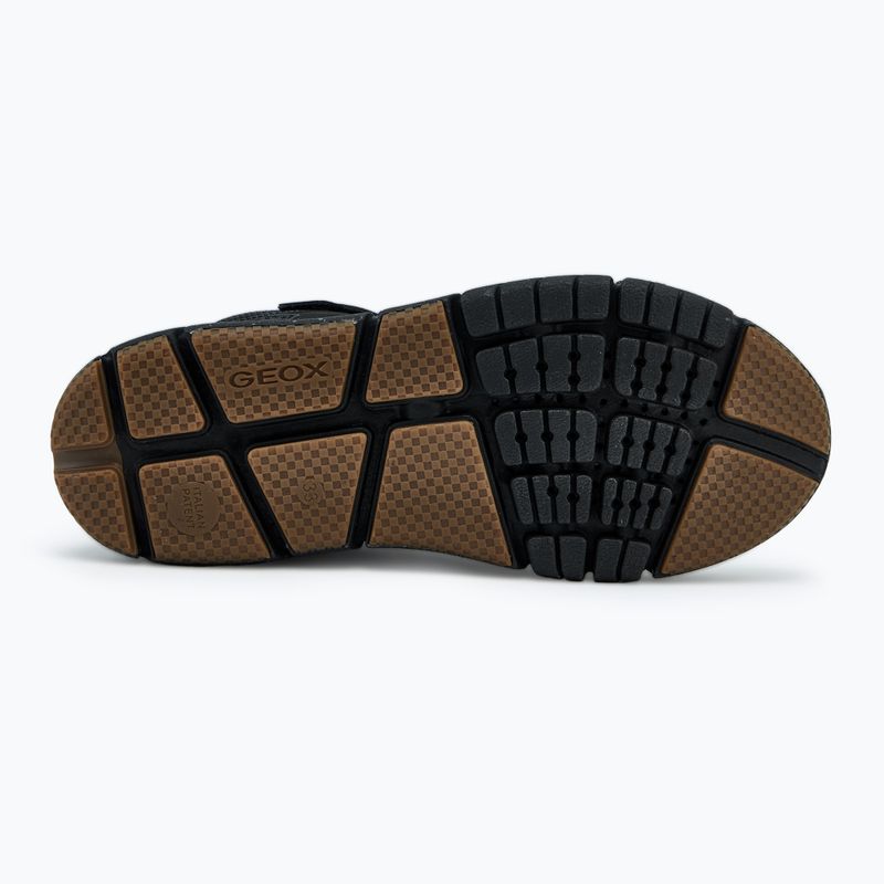 Încălțăminte pentru juniori Geox Flexyper ABX black/dark yellow 4