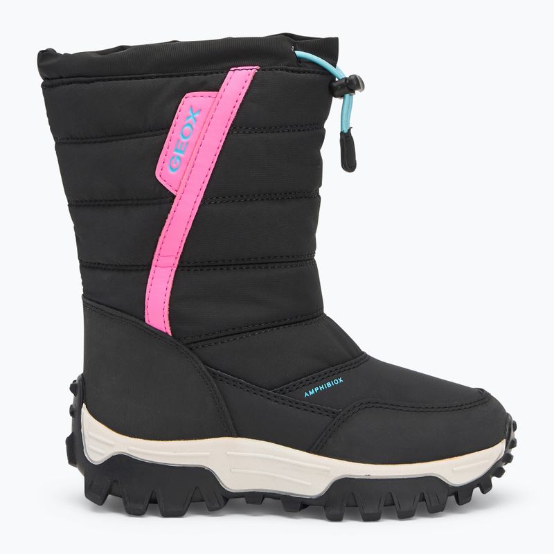 Ghete de zăpadă pentru copii Geox Himalaya ABX black / fuchsia 2