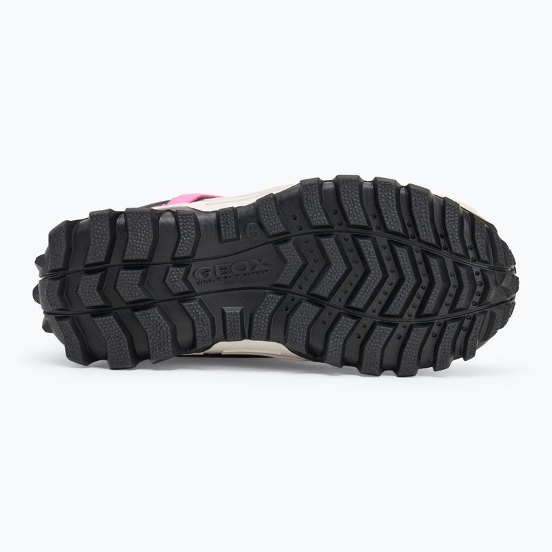 Ghete de zăpadă pentru copii Geox Himalaya ABX black / fuchsia 4