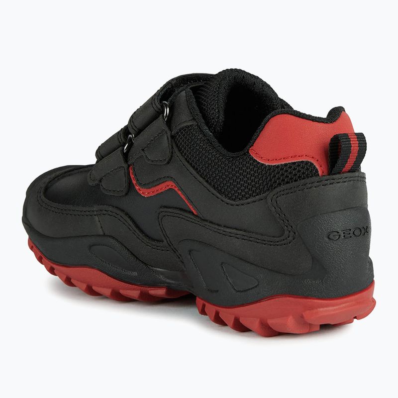 Încălțăminte junior Geox New Savage black/red 9