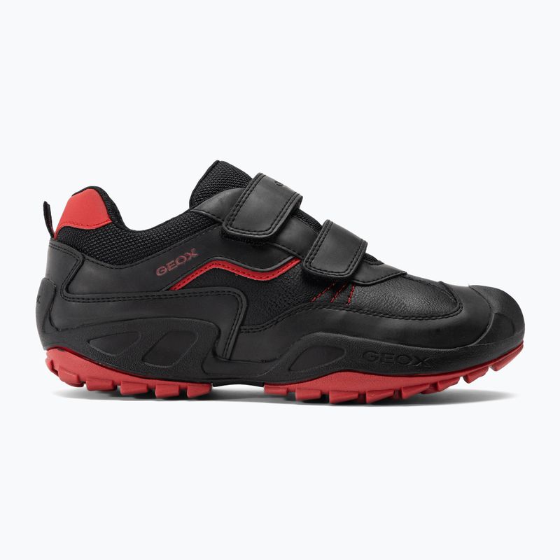 Încălțăminte junior Geox New Savage black/red 2