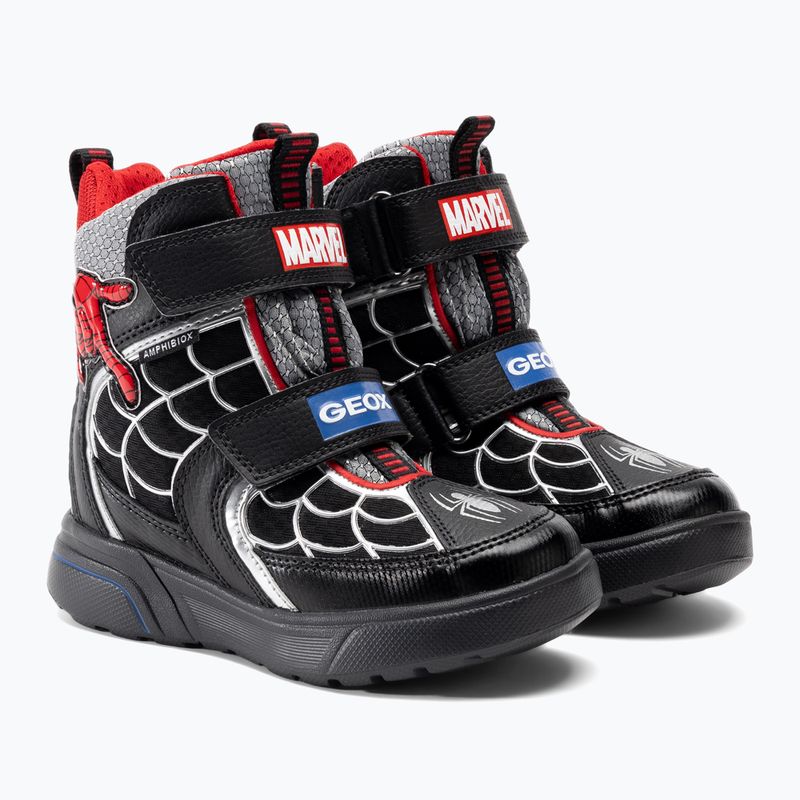 Încălțăminte junior Geox Sveggen Abx black/red 4