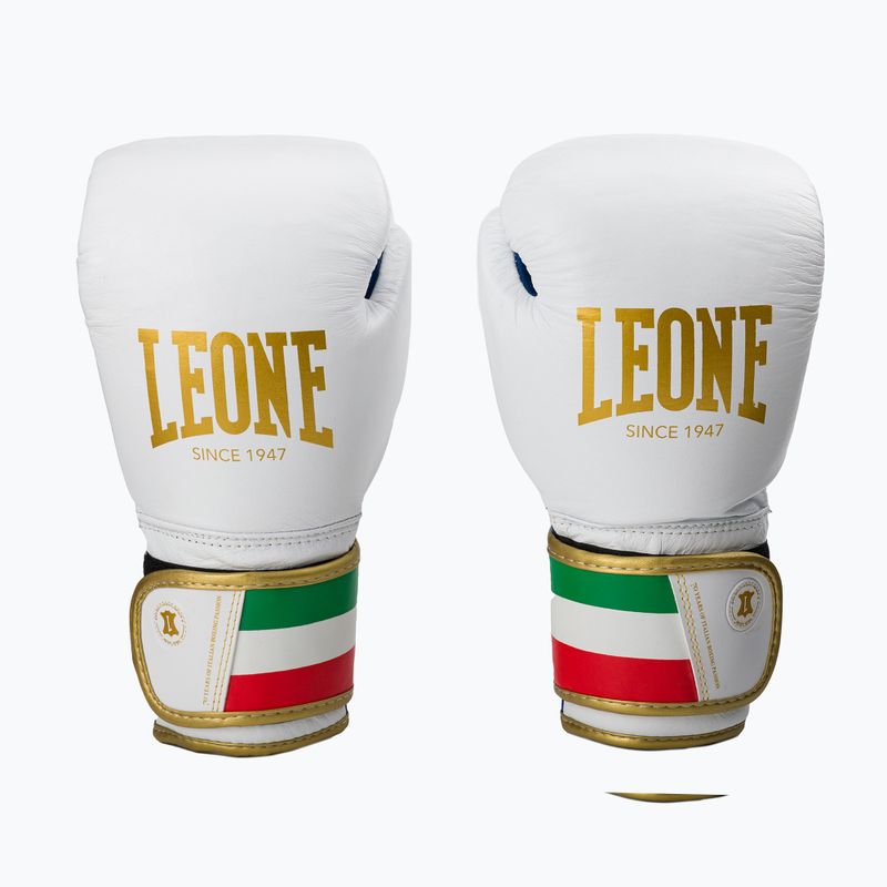 Mănuși de box Leone 1947 Italia '47 alb GN039